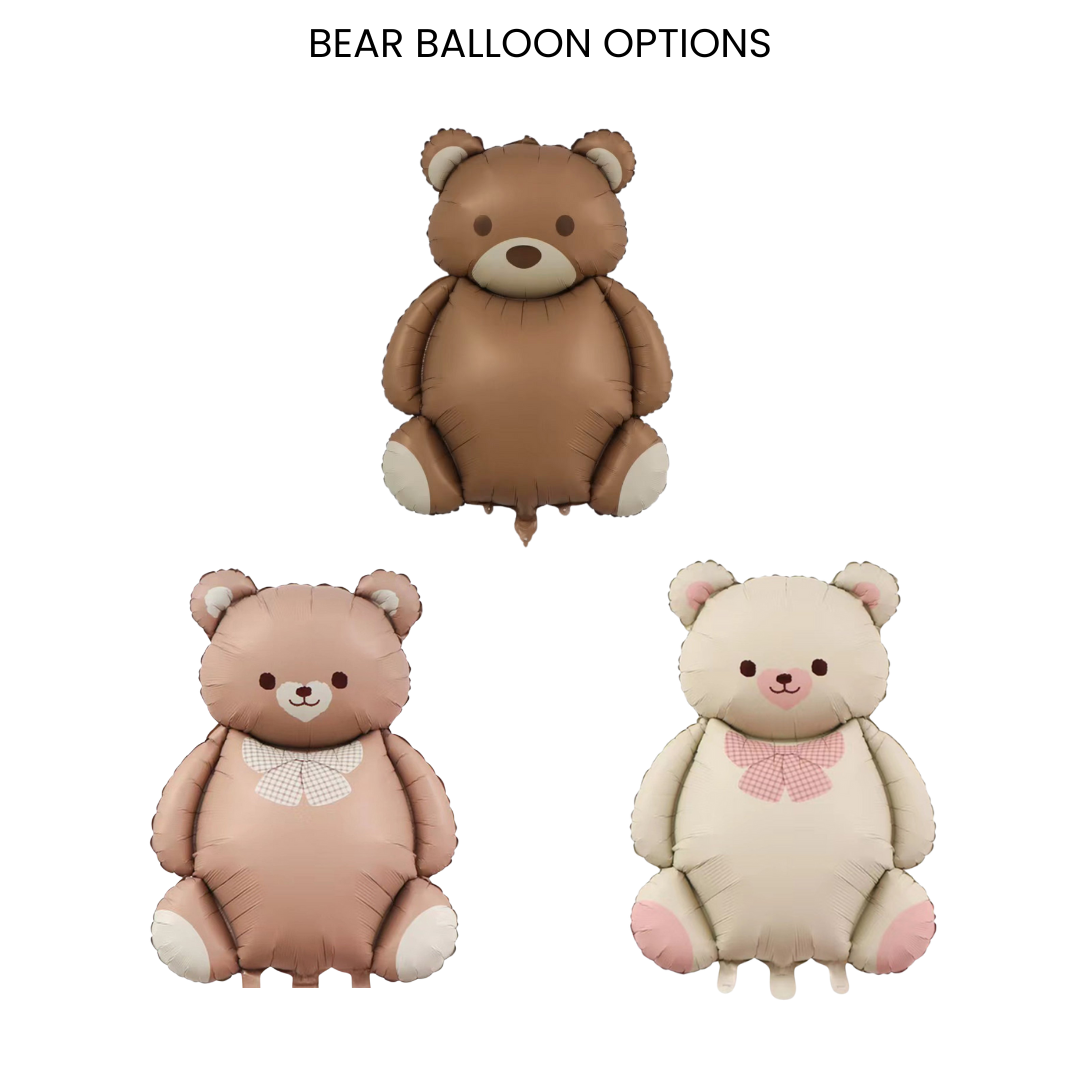 Baby Bear Number One Balloon Set