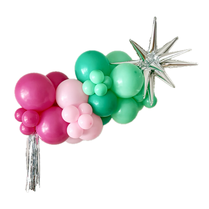 Merry and Bright Balloon Garland