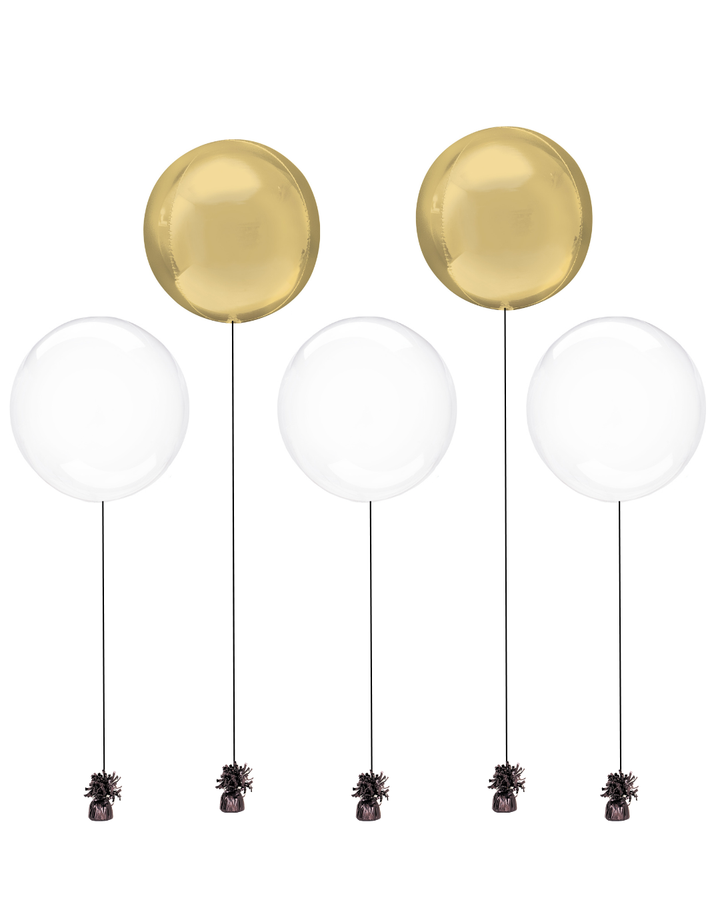 Orbz & Bubble Balloon Set with Fairy Lights
