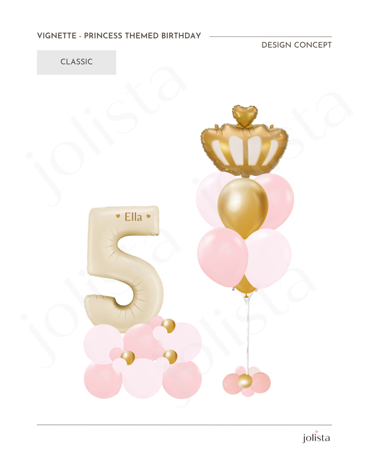 Princess Birthday Vignette
