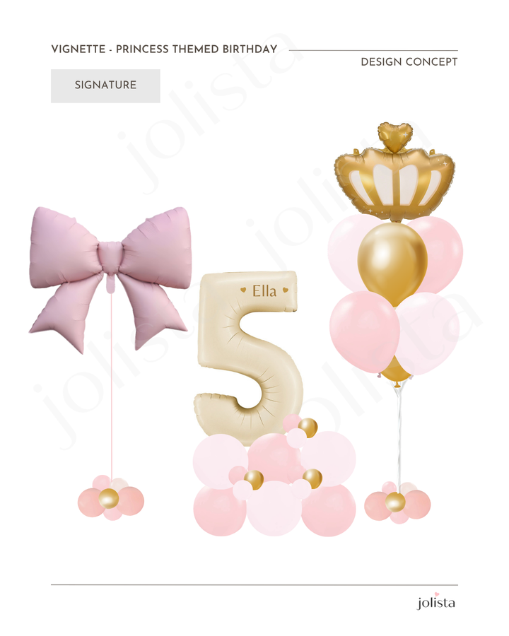 Princess Birthday Vignette