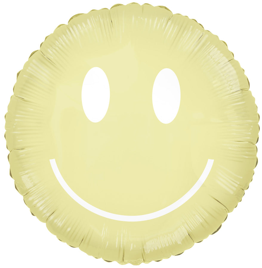 Jumbo Sunny Smile Balloon, Yellow