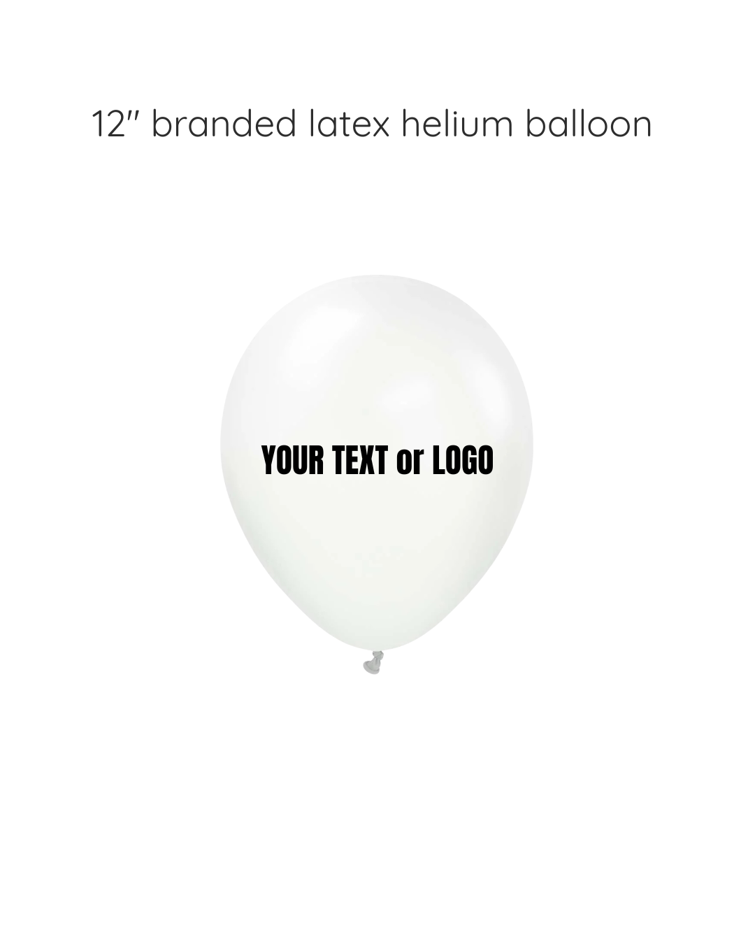 Branded Helium Balloon