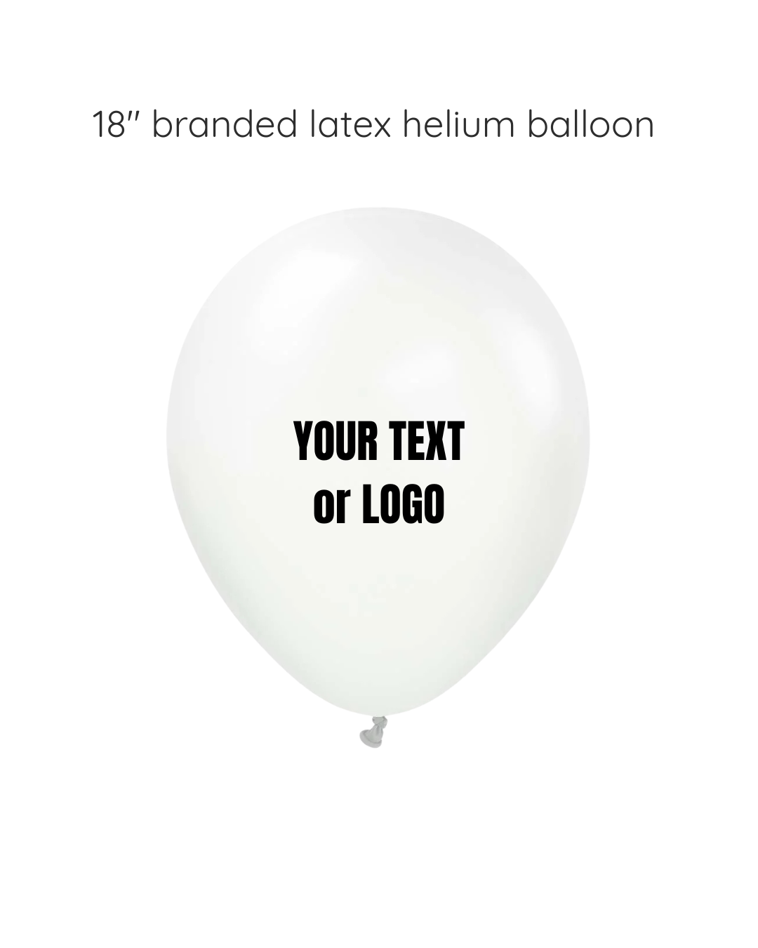 Branded Helium Balloon