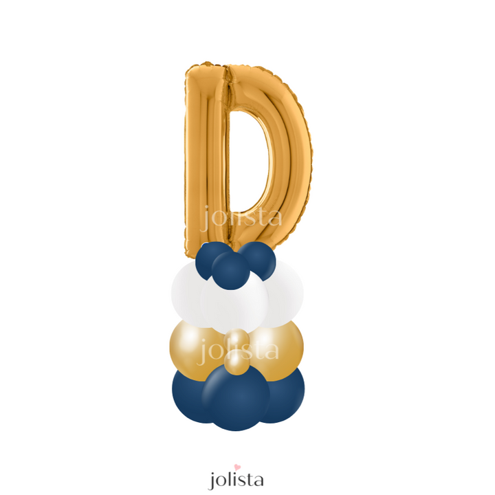 Your Phrase - Letter or Number Balloon Column Set (choose your colours)