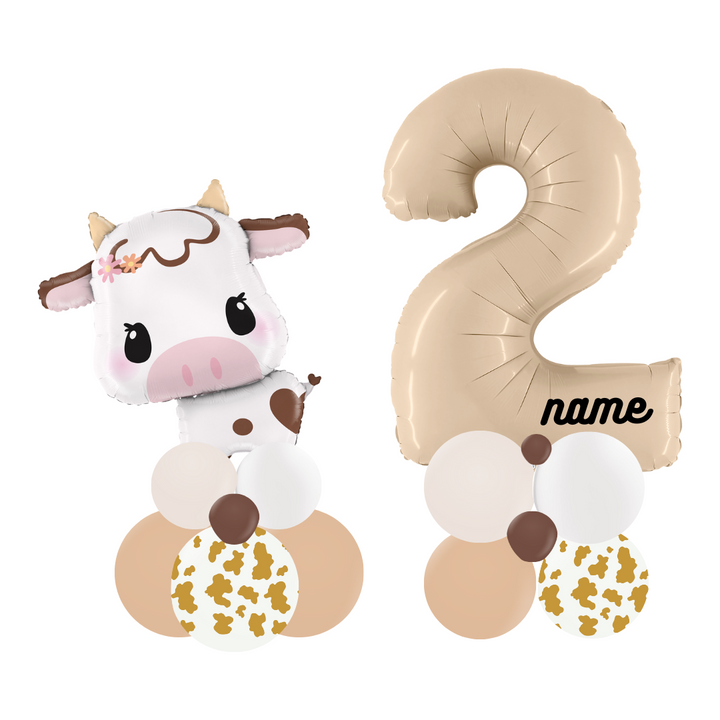 Farm Animal and Number Balloon Set