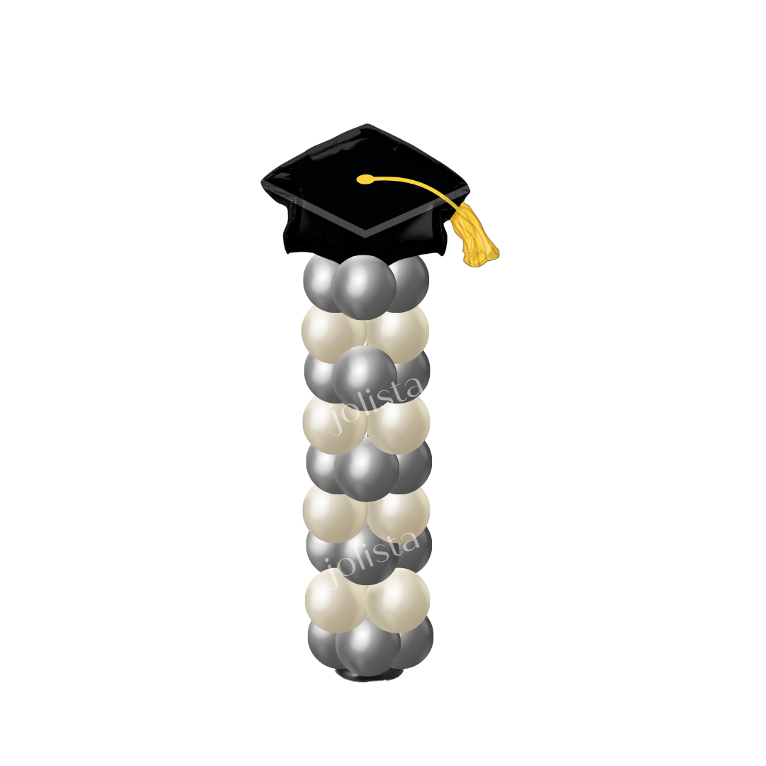 Grad Hat Balloon Tower (choose your colours)