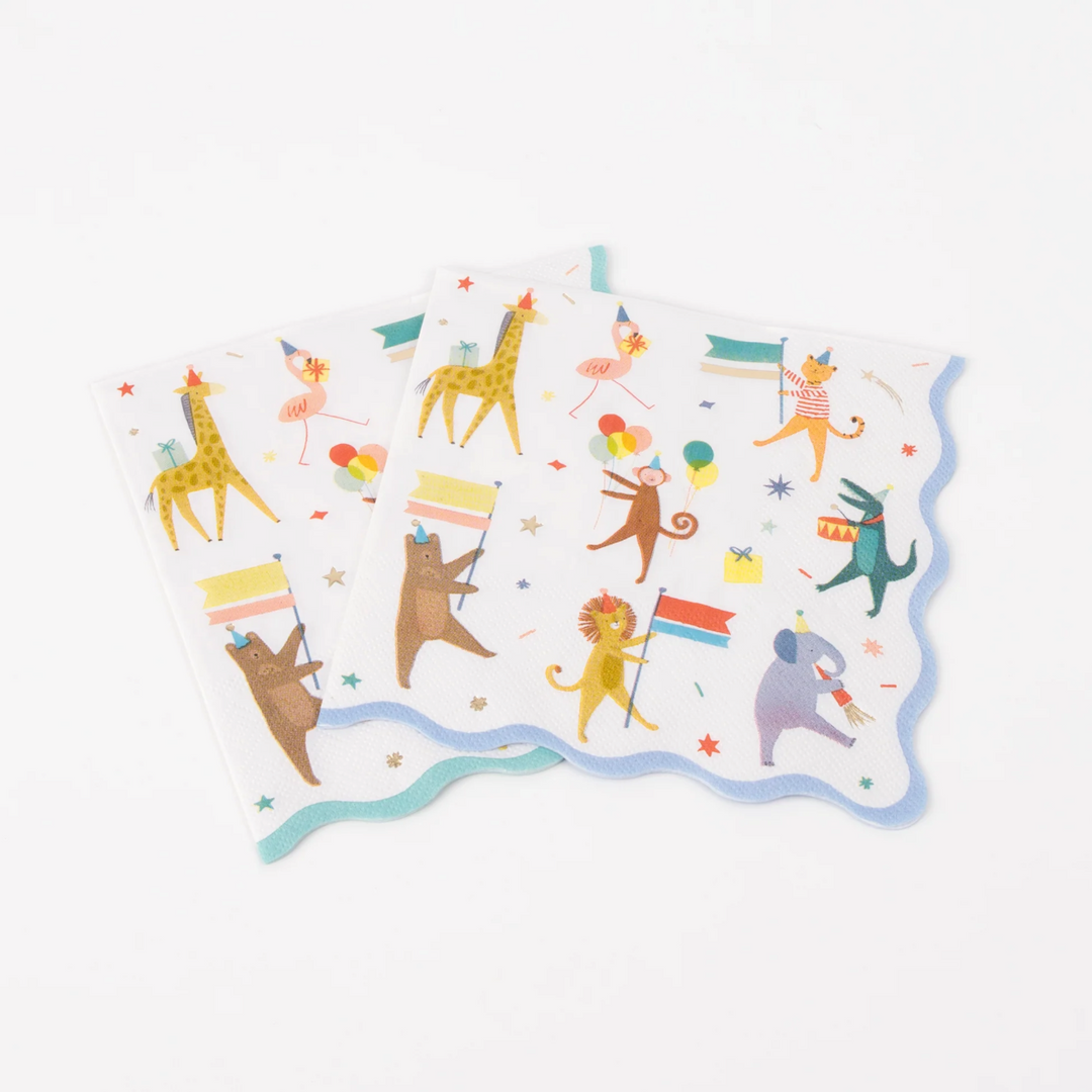 Animal Parade Napkins