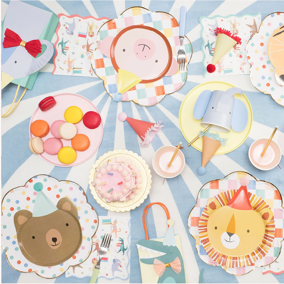 Animal Parade Die Cut Plates