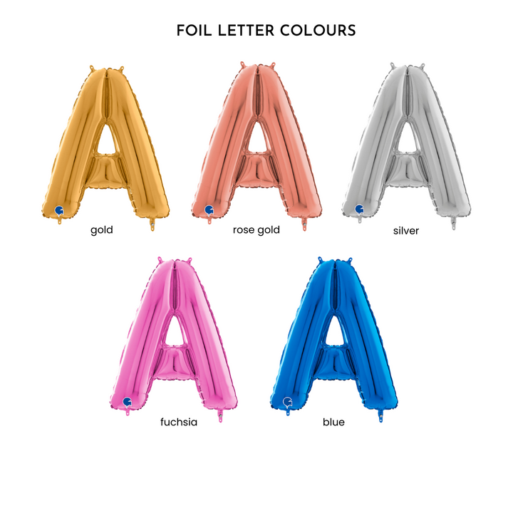 Your Phrase - Letter or Number Balloon Column Set (choose your colours)