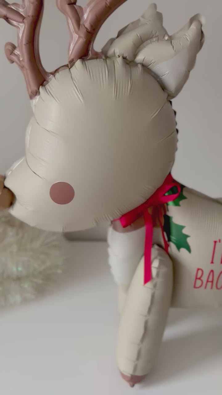 Elf Arrival Reindeer Balloon