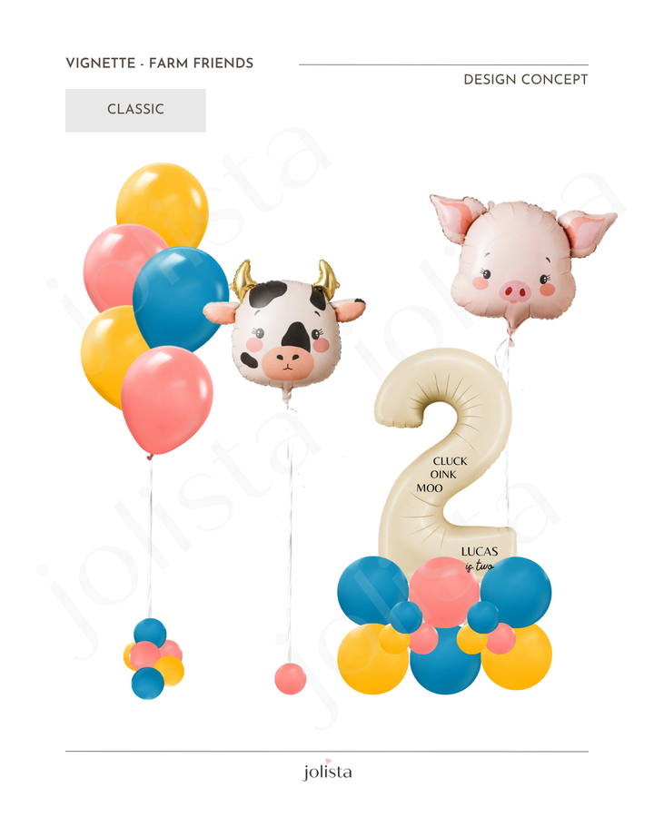 mock-up of farm friends vignette - classic tier