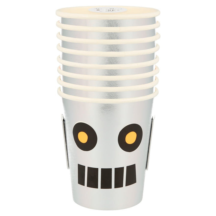 Robot Cups Set of 8