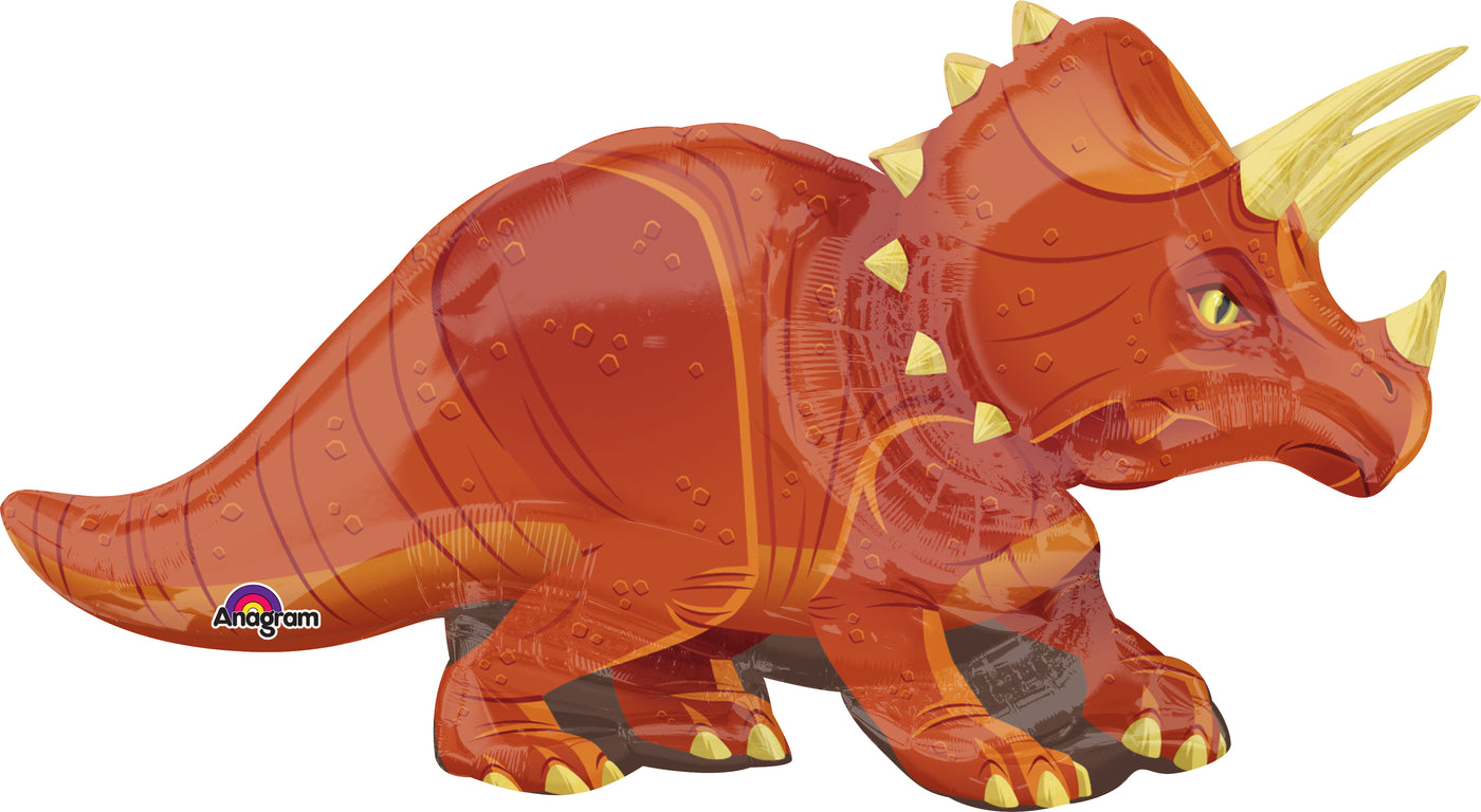 Triceratops Dinosaur Foil Balloon