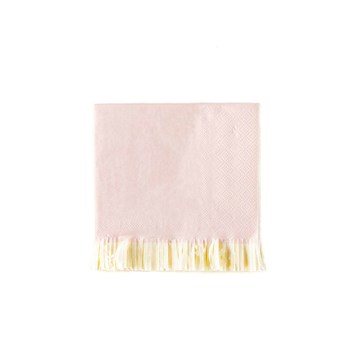 Pink Fringe Napkins