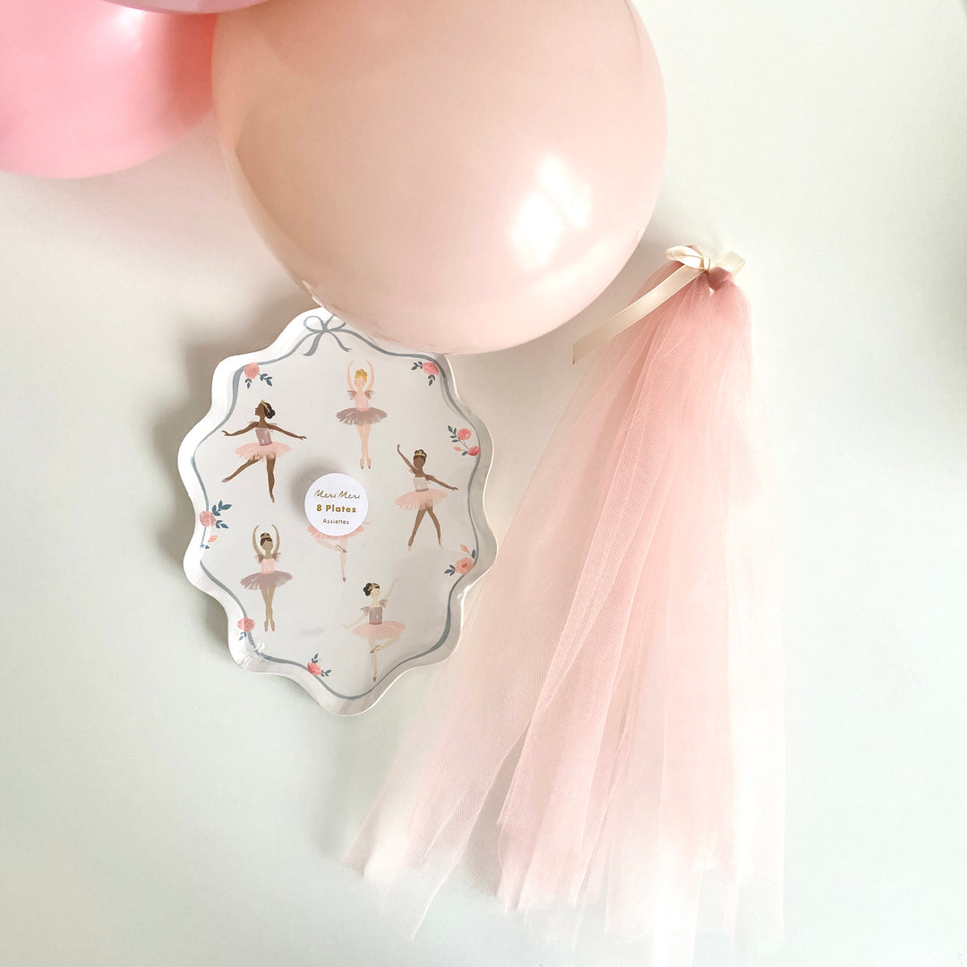 Personalized Jumbo Balloon on Stand, Blush Pink