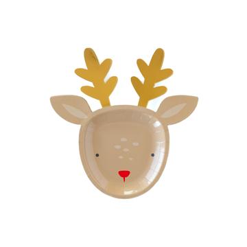 Dear Rudolph Reindeer Plates (8)