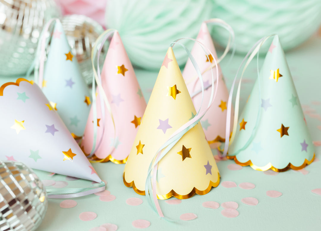 Pastel Party Hats