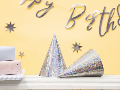 Holographic Party Hats