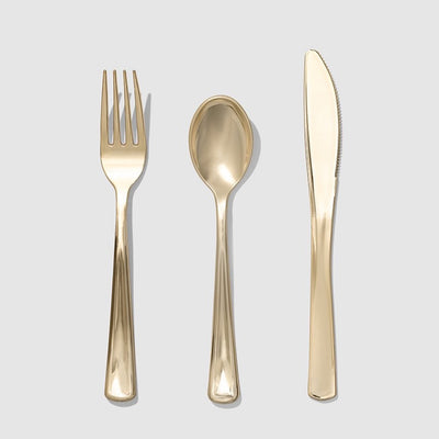 Gold Cutlery (30 piece set)