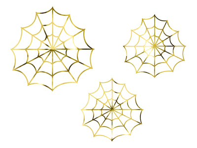 Gold Spiderwebs