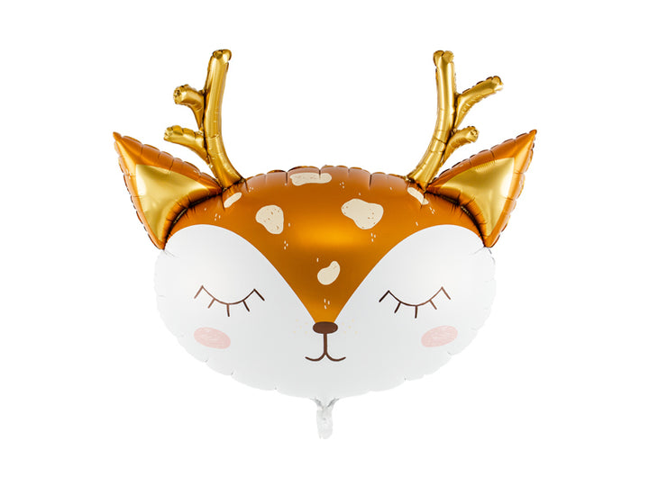 Forest Deer Face Foil Balloon