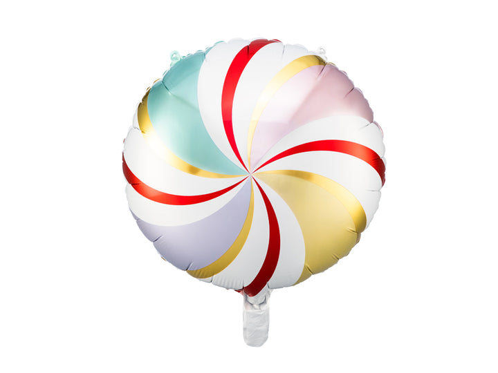 Candy Swirl Foil balloon, mixed colours