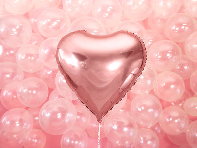 Heart Foil Balloon, rose gold