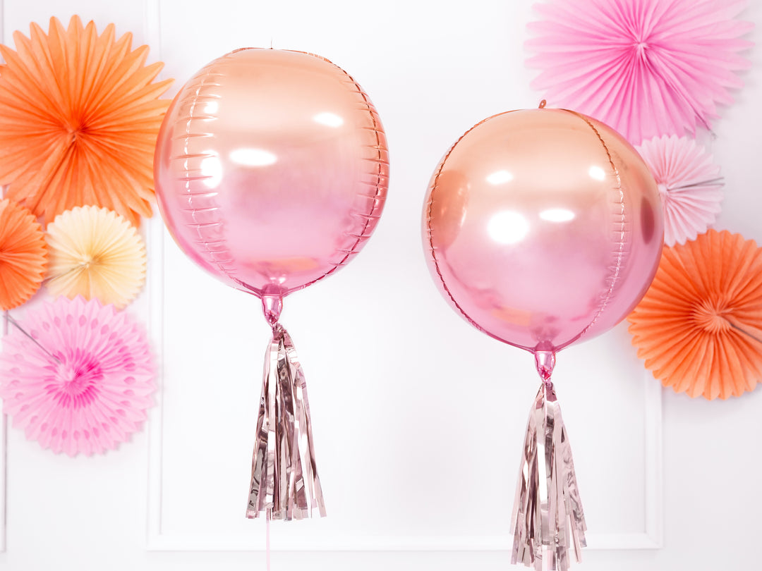 Ombre Foil Balloon, orange