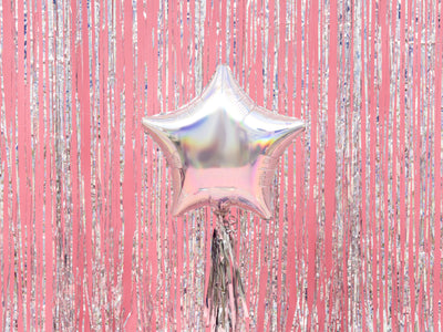 Star Foil Balloon, Iridescent
