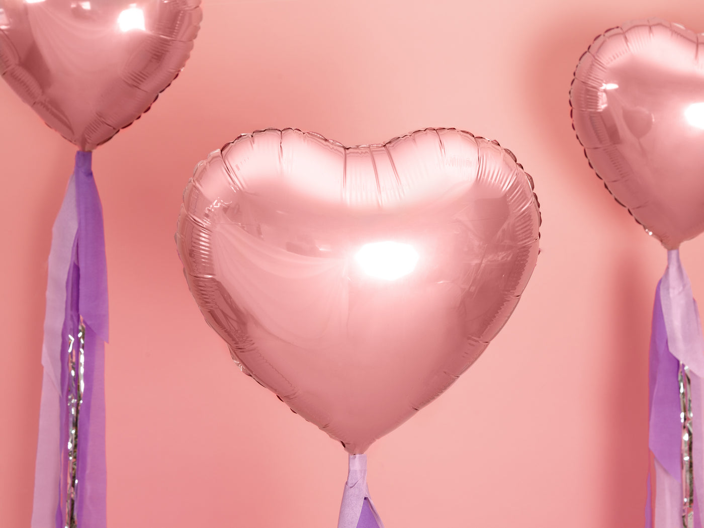 Heart Foil Balloon, rose gold