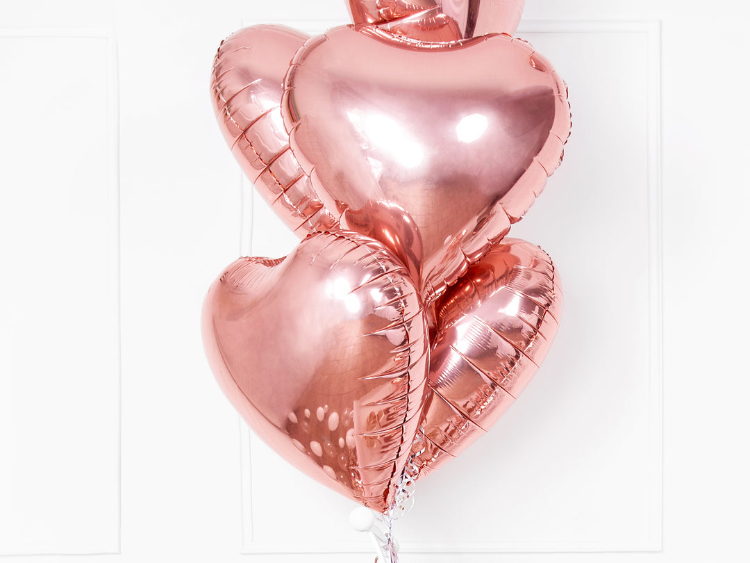 Heart Foil Balloon, rose gold