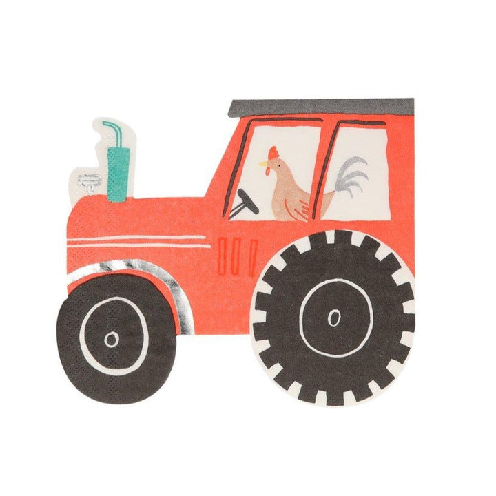 Farm Tractor Napkins