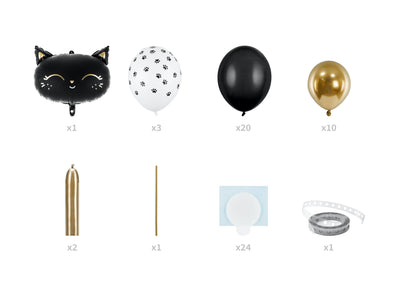 DIY Black Cat Balloon Bouquet Kit