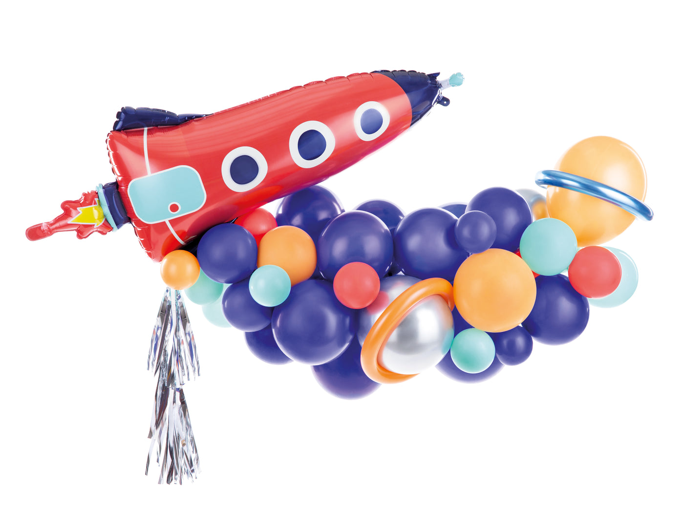Space Rocket Balloon Garland Kit