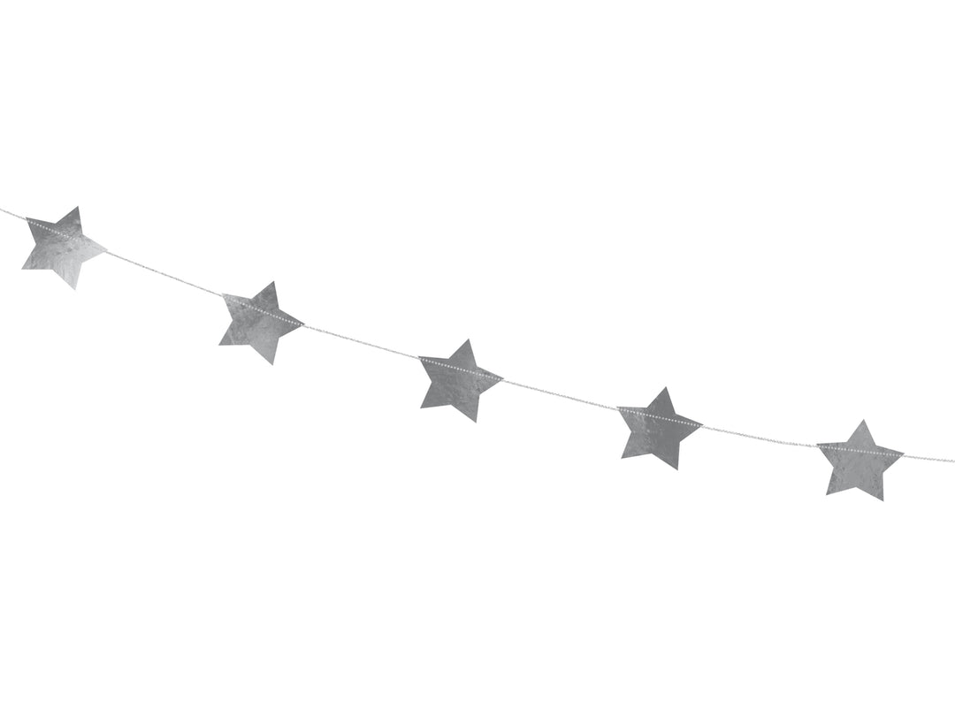 Silver Stars Garland