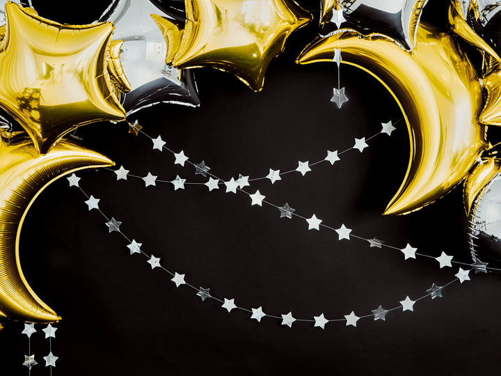 Silver Stars Garland