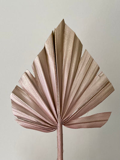 Palm spear - champagne pink and gold