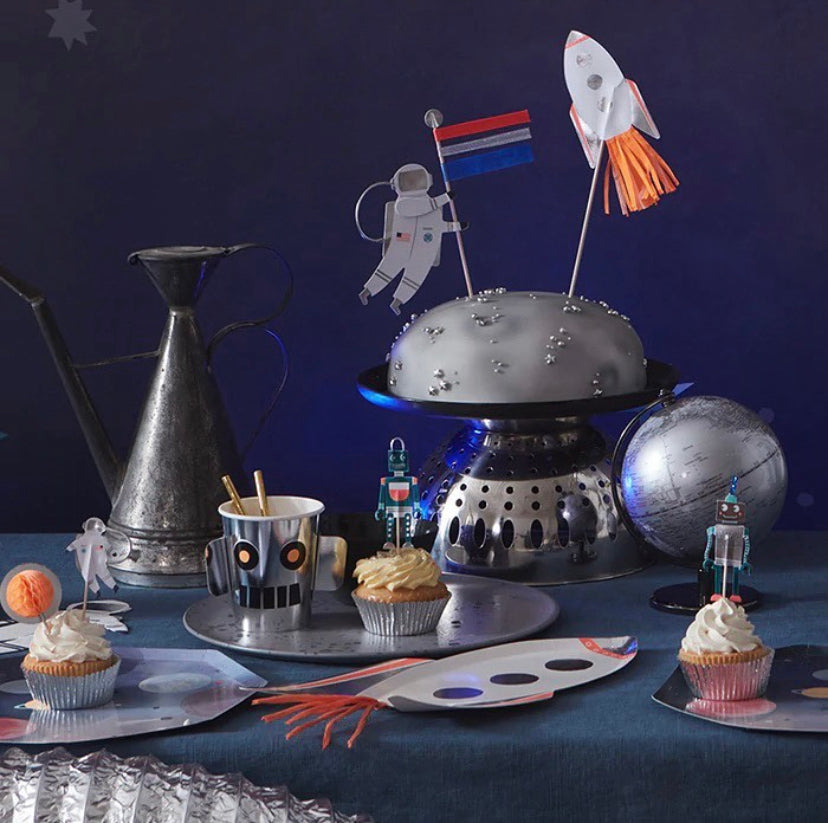 Space Robots Cupcake Set