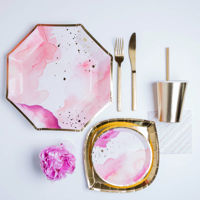 Pretty in Pink Small Plates (set of 8)