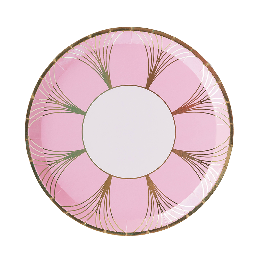 The Gatz Large Plates, pink (set of 8)