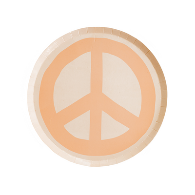 Peace & Love Plates (set of 8)