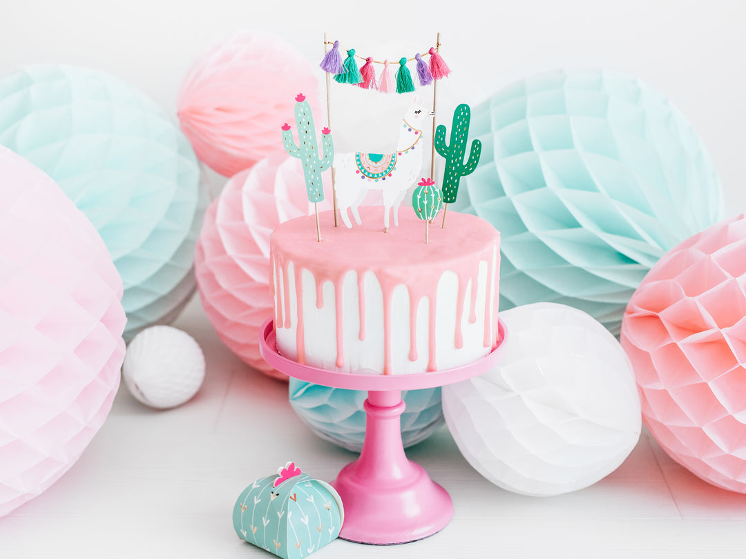 Llama Cake Topper Set