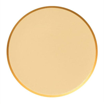 Gold Plates (two sizes) Set of 8