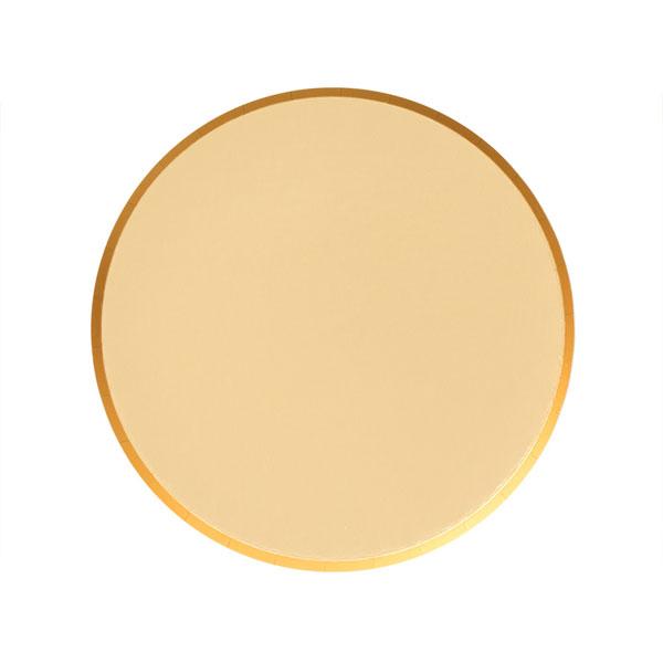 Gold Plates (two sizes) Set of 8