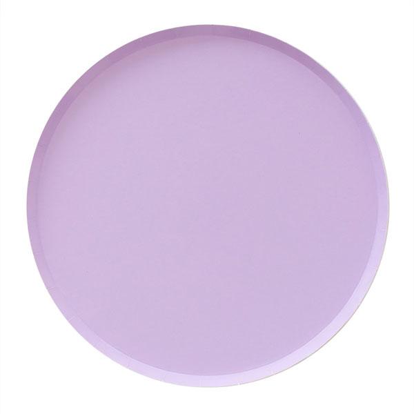 Lilac Plates (two sizes) Set of 8