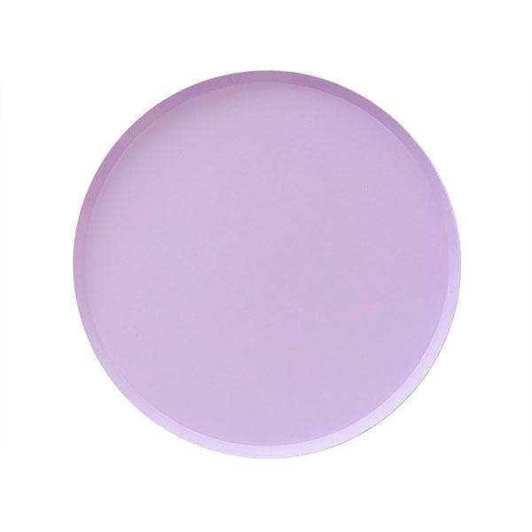 Lilac Plates (two sizes) Set of 8