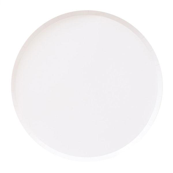 Snow Plates (two sizes) Set of 8