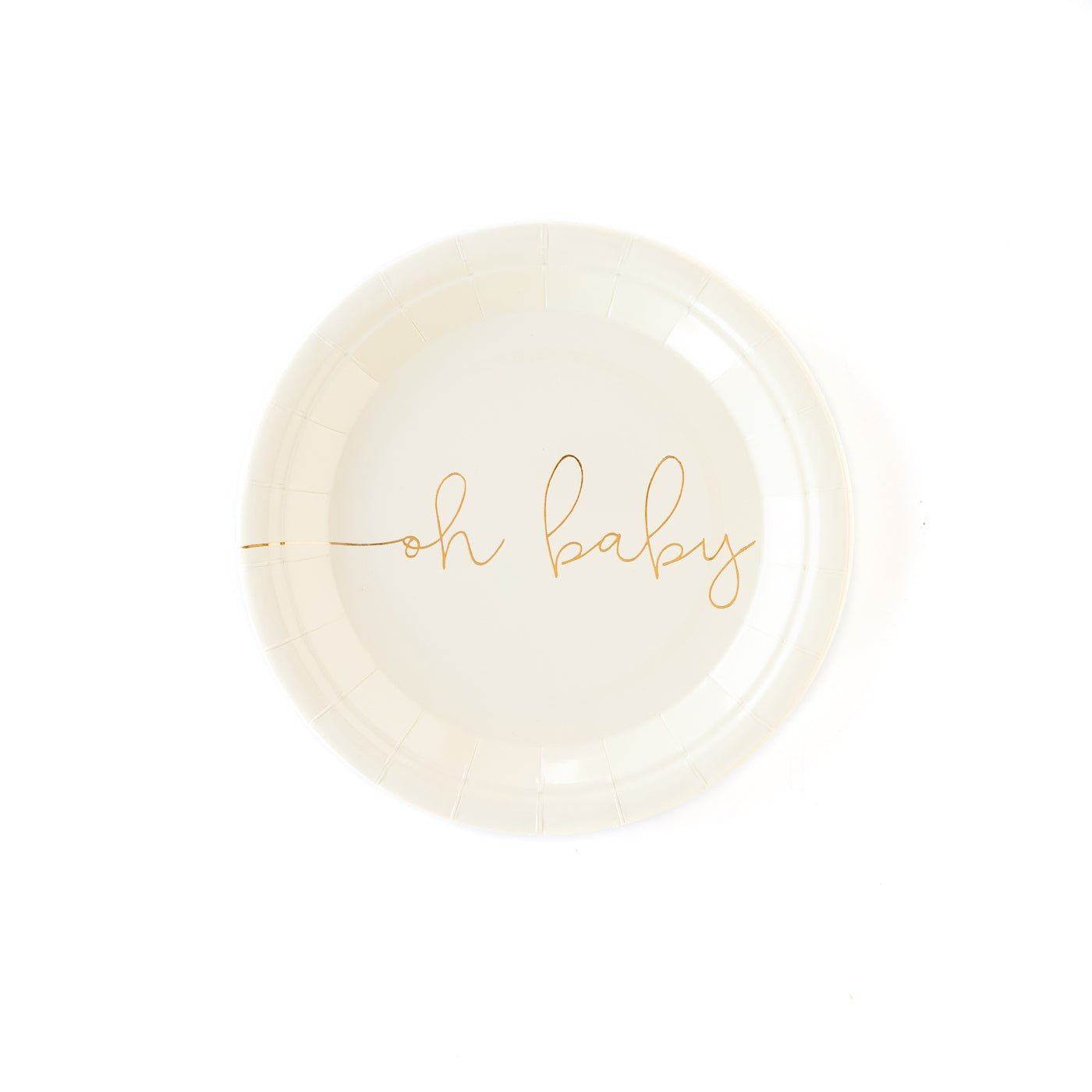 Oh Baby Small Plates (set of 8)