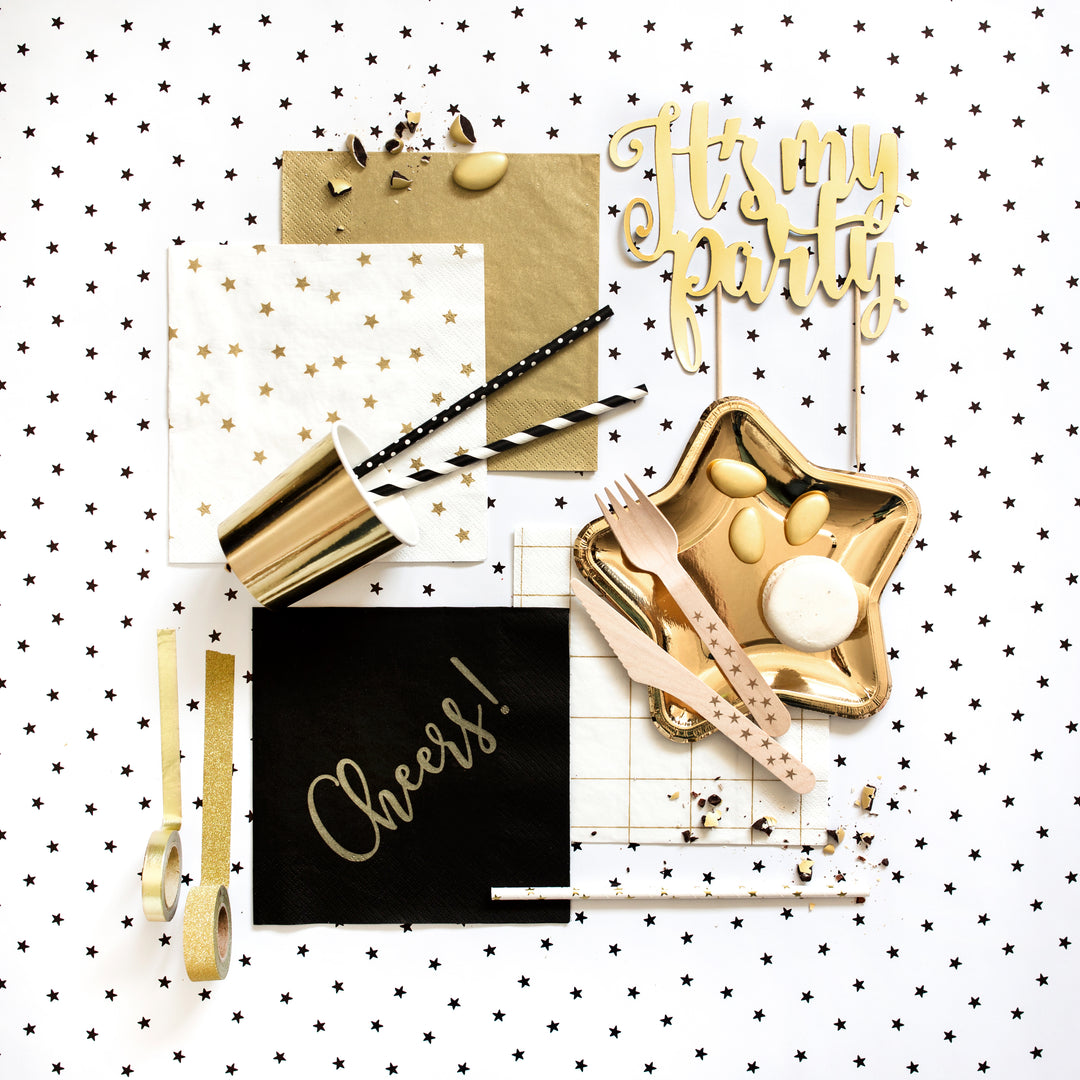 Paper Straws, gold star